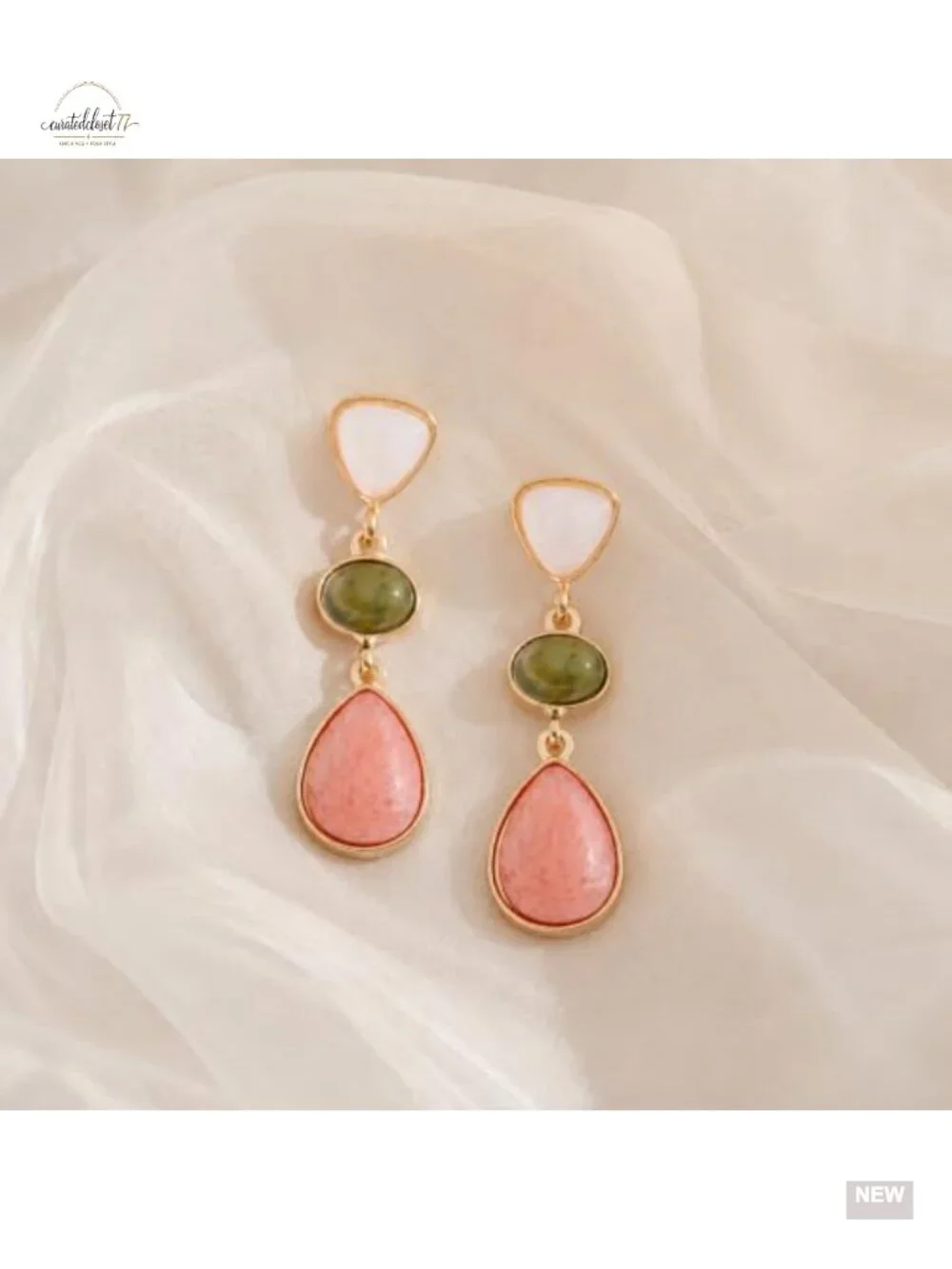 Geometric Acrylic Dangle Earrings for Women Irregular Statement